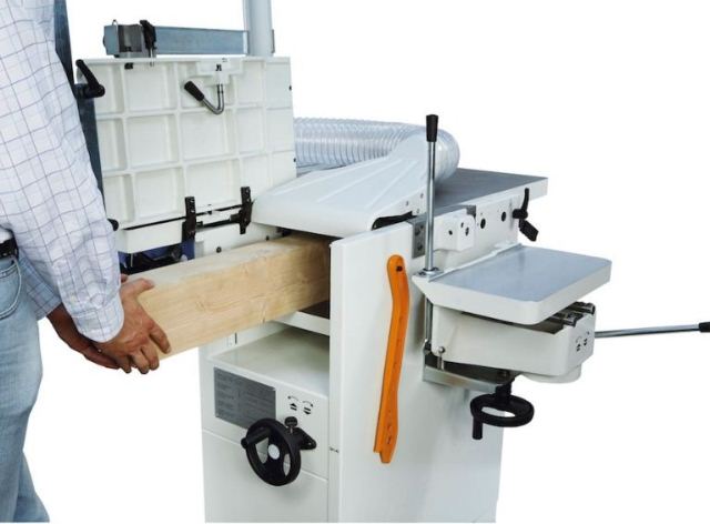 Joint، Joiner ، Planer ، Jointer table ، Planer table ، Surface fence tilt angle ، Cutterblock ، Planer Thicknesser ، machining precision ، WoodWorking ، Fence ، Fence Jointer ، Dust collector ، Thickness table ، 